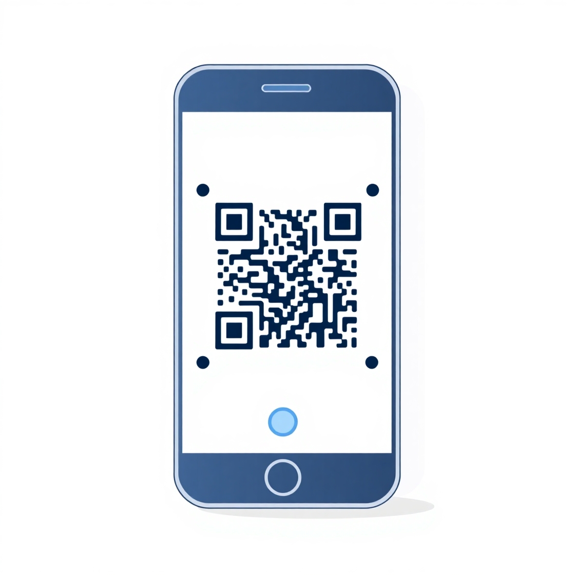 A user scanning a QR code with a smartphone